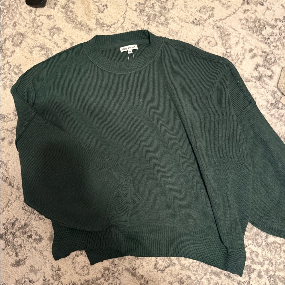 Women’s Brand New Oversized & Slouchy  Green Sweater